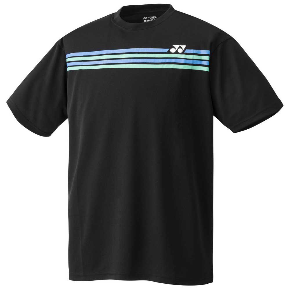 Yonex Crew Neck Short Sleeve T-shirt Schwarz L Mann von Yonex