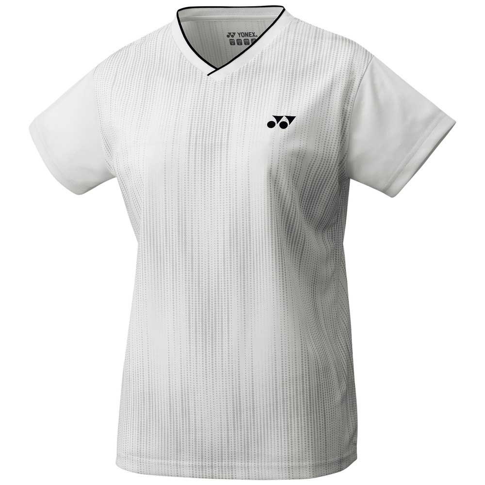Yonex Crew Neck Short Sleeve T-shirt Weiß L Frau von Yonex