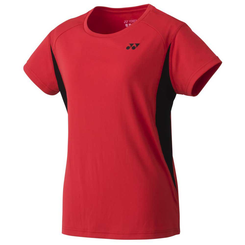 Yonex Logo Short Sleeve T-shirt Rot XL Frau von Yonex