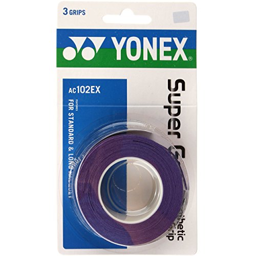 Yonex Overgrip Super Grap 3er, Lila, 0196000121500000 von YONEX