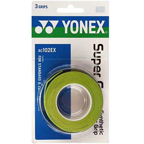 Yonex Overgrip Super Grap 3er, Lime, 0196000121600000 von YONEX