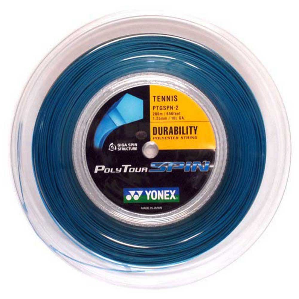 Yonex Polyour Spin 200 M Tennis Reel String Blau 1.25 mm von Yonex