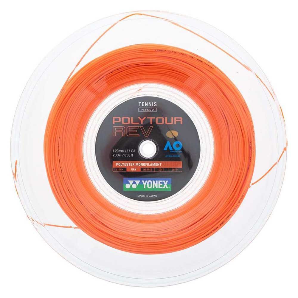 Yonex Polytour Rev 200 M Tennis Reel String Orange 1.30 mm von Yonex