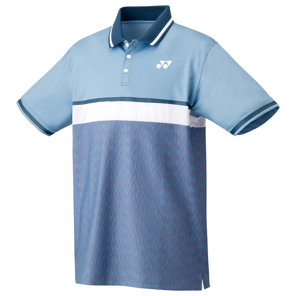 Yonex Short Sleeve Polo Blau S Mann von Yonex