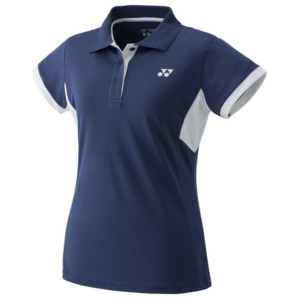 Yonex Team Short Sleeve Polo Shirt Blau S Frau von Yonex