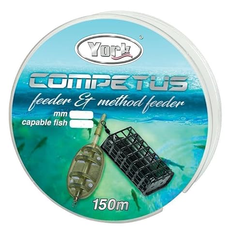 Angelschnur York Competus Method Feeder 0,16-0,30mm 150m Monofile (0,18mm / 8kg) von York Fishing