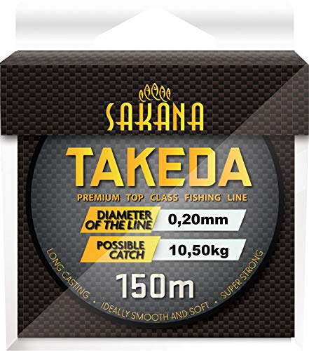 York Unisex-Adult Takeda Angelschnur, grau-transparent, 0,20mm von York Fitness