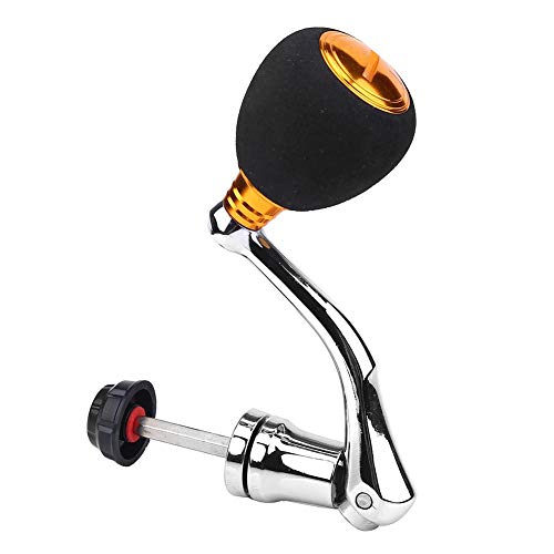 Angelrolle Kurbel Kurbelarm Rocker, Reel Handle, Metallschwinge, Angelrolle Rocker, Angelrollengriff Ersatzspinngriff Spulenknopf Kraftgriff Armgriff für die Serien 4000/5000/6000 (L-Gold) von Yosoo Health Gear