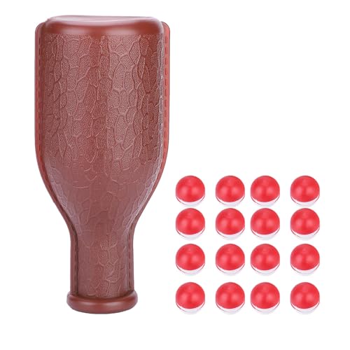 Yosoo Health Gear Billard-Digitalwürfel und Billard-Shaker-Flaschen-Set mit 16 Nummerierten Tally-Kugeln, Rotes Billardspielzubehör für Pool, Snooker und Kelly Pool. Inklusive Bewertungspillen von Yosoo Health Gear