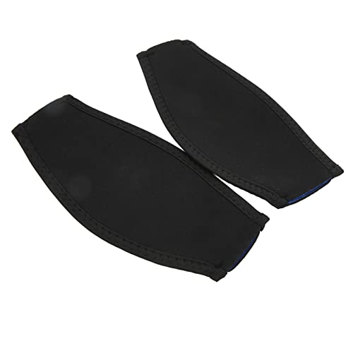 Yosoo Health Gear Tauchmaskenband, Neopren-Maskenbandabdeckung, Tauchwickelband, 2 Stück, Schwarz, Stabilisierender Sicherheitsschutz, Tauchwickelband für Männer und Frauen von Yosoo Health Gear