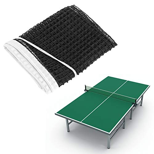 Yosoo Health Gear Tragbares Tischtennisnetz, Tischtennisnetz Nylon-innentische Für Heimturniere, Schwarz, 6 Fuß von Yosoo Health Gear