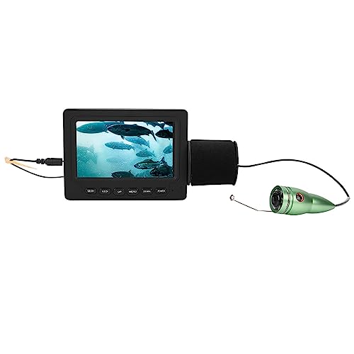 Yosoo Buntes 4,3-Zoll-Unterwasser-Videokamera-Set mit HD 1000-TV-Leitungen, Fischfinder, Fischfinder-Tool, Fischfinder und Tiefenmesser von Yosoo