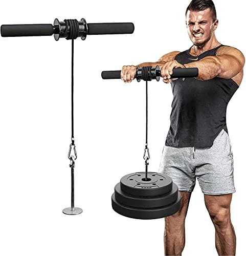 Yosoo Unterarm Handgelenk Blaster Roller Trainer Curl-Griff Gymnastik Unterarm-Stärker Armkraft Training Fitness Equipment bis 9.5KG, 39cm Seillänge von Yosoo