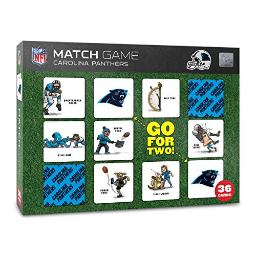 YouTheFan Memory Match Carolina Panthers Spiel, Teamfarben, Medium von YouTheFan