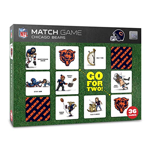 YouTheFan Memory Match Chicago Bears Spiel, Team-Farben, Medium von YouTheFan