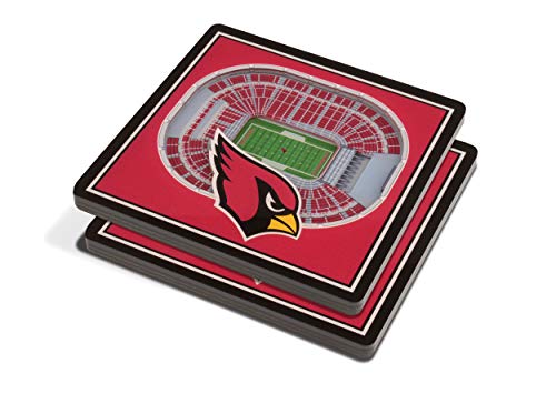 YouTheFan NFL Arizona Cardinals 3D StadiumView Untersetzer – State Farm Stadium von YouTheFan