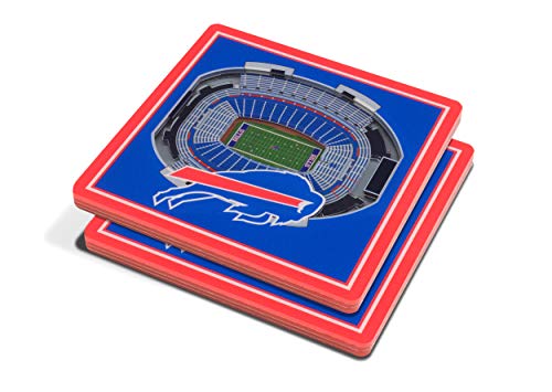 YouTheFan NFL Buffalo Bills 3D StadiumView Untersetzer – New Era Field von YouTheFan
