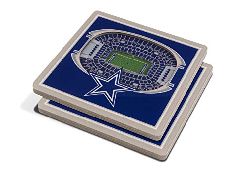 YouTheFan NFL Dallas Cowboys 3D StadiumView Untersetzer – AT&T Stadium von YouTheFan