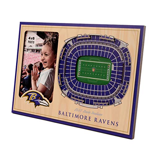 YouTheFan NFL Baltimore Ravens 3D StadiumViews Bilderrahmen von YouTheFan