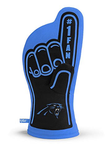 YouTheFan NFL Carolina Panthers #1 Ofenhandschuh, Teamfarbe, 33,7 x 16,5 cm (5024887) von YouTheFan