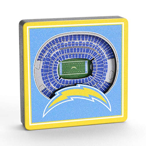 YouTheFan NFL Los Angeles Chargers 3D StadiumView Magnete – SoFi Stadion von YouTheFan