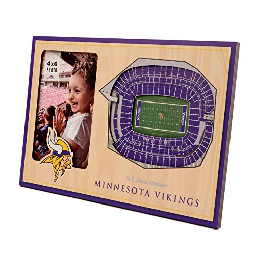 YouTheFan NFL Minnesota Vikings 3D StadiumViews Picture Frame von YouTheFan