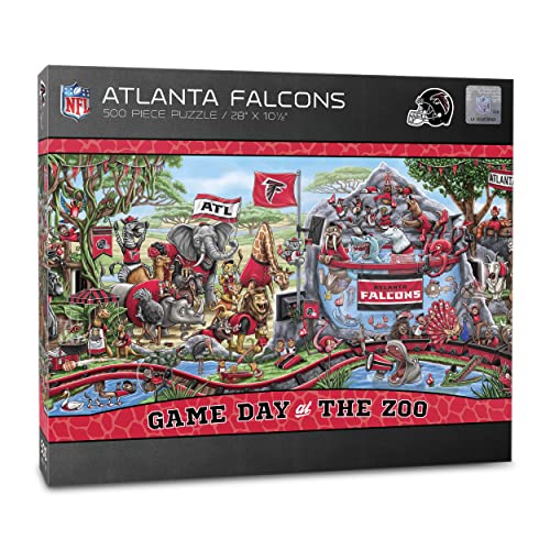 YouTheFan Unisex-Erwachsene Atlanta Falcons Game Day at The Zoo, 500-teiliges Puzzle, Team-Farben, 500 Pieces von YouTheFan