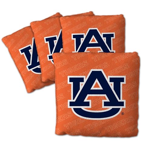 YouTheFan Unisex-Erwachsene Auburn Tigers-Orange Cornhole Bags – 4 Stück, Einheitsgröße von YouTheFan