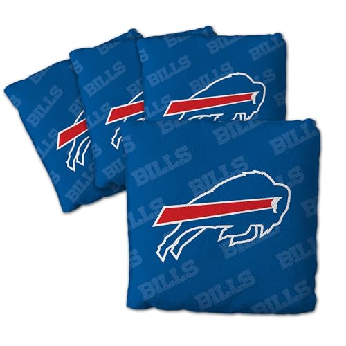 YouTheFan Unisex-Erwachsene Blue Cornhole Bags – 4 Stück, Buffalo Bills-Blau, Einheitsgröße von YouTheFan