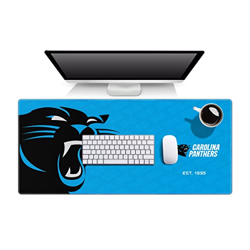 YouTheFan Unisex-Erwachsene Carolina Panthers Schreibtischunterlage aus der Logo-Reihe, Team-Farben, Einheitsgröße von YouTheFan