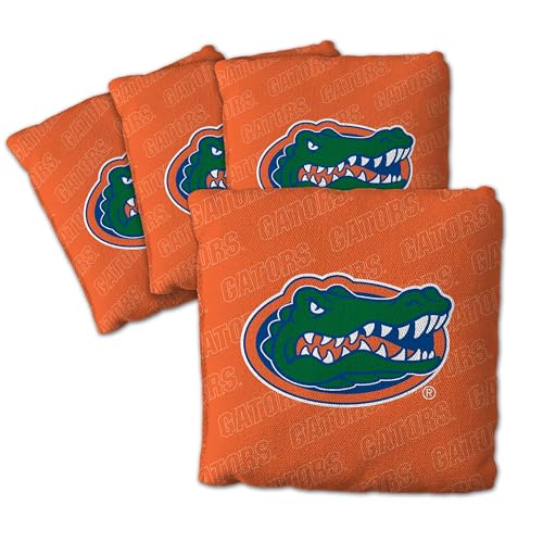 YouTheFan Unisex-Erwachsene Florida Gators-Orange Cornhole Bags – 4 Stück, Einheitsgröße von YouTheFan