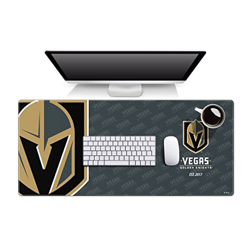 YouTheFan Unisex-Erwachsene Vegas Golden Knights Schreibtischunterlage aus der Logo-Reihe, Teamfarben, Einheitsgröße von YouTheFan