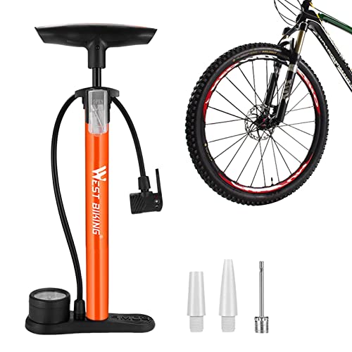 Fahrrad-Standpumpe – 160 PSI Boden-Reifenpumpe Mit Multifunktionsdüse – Fahrrad-Luftpumpe, Fahrradzubehör Für Rennräder, Schwimmringe, Aufblasbares Spielzeug, Fußbälle, otorräder von Youding