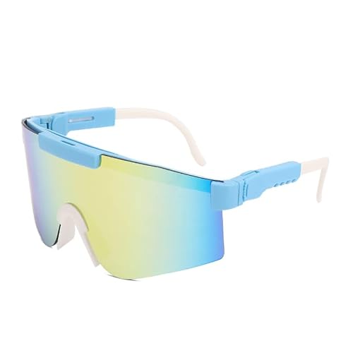 Youery Schnelle Brille, Fahrrad Sonnenbrille, Herren Damen UV400 Schutz Polarisierte Schnelle, Sportbrille für Outdooraktivitäten Autofahren Fischen Laufen Wandern (D) von Youery