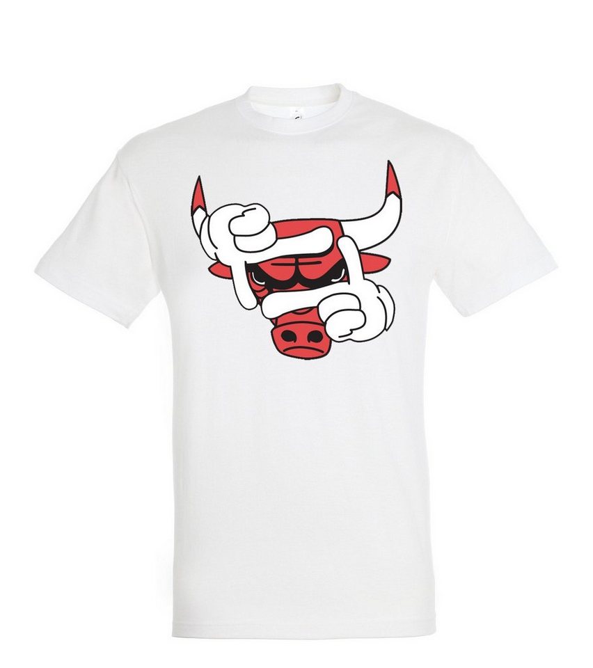Youth Designz T-Shirt Bulls Sport Herren T-Shirt mit modischem Frontprint von Youth Designz