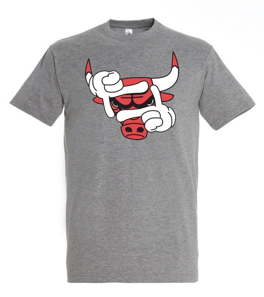 Youth Designz T-Shirt Bulls Sport Herren T-Shirt mit modischem Frontprint von Youth Designz