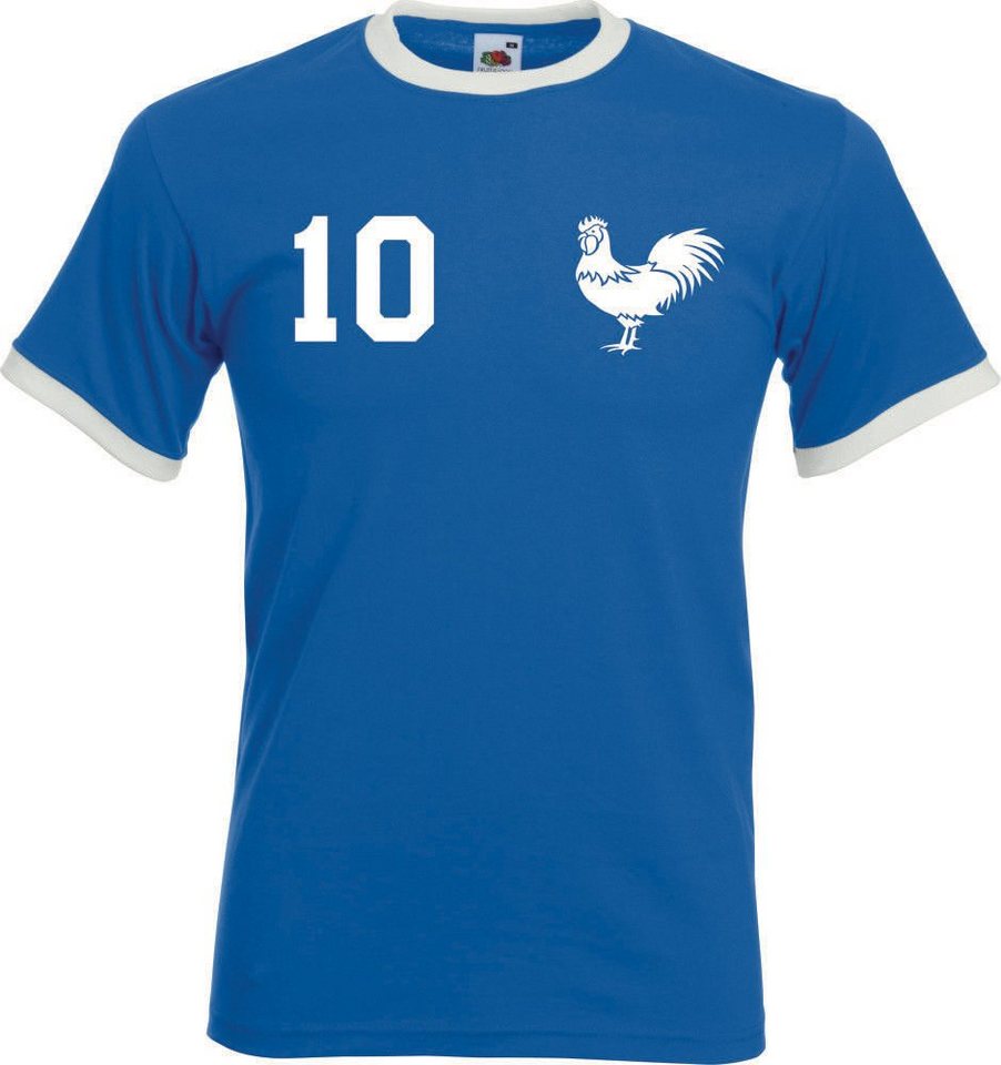 Youth Designz T-Shirt »Frankreich Herren T-Shirt im Fußball Trikot Look« mit trendigem Motiv von Youth Designz