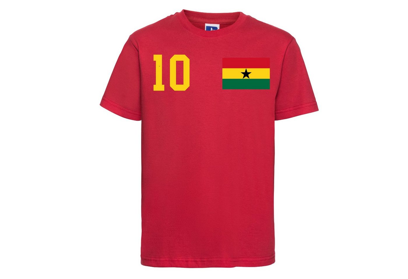 Youth Designz T-Shirt Ghana Kinder Shirt im Fußball Trikot Look mit trendigem Motiv von Youth Designz