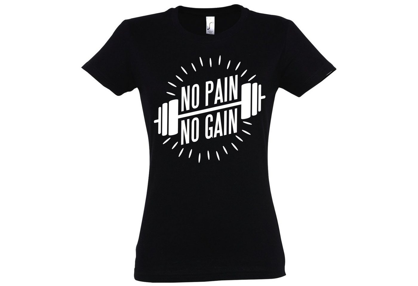 Youth Designz T-Shirt No Pain No Gain Damen Shirt mit trendigem Sport Print von Youth Designz