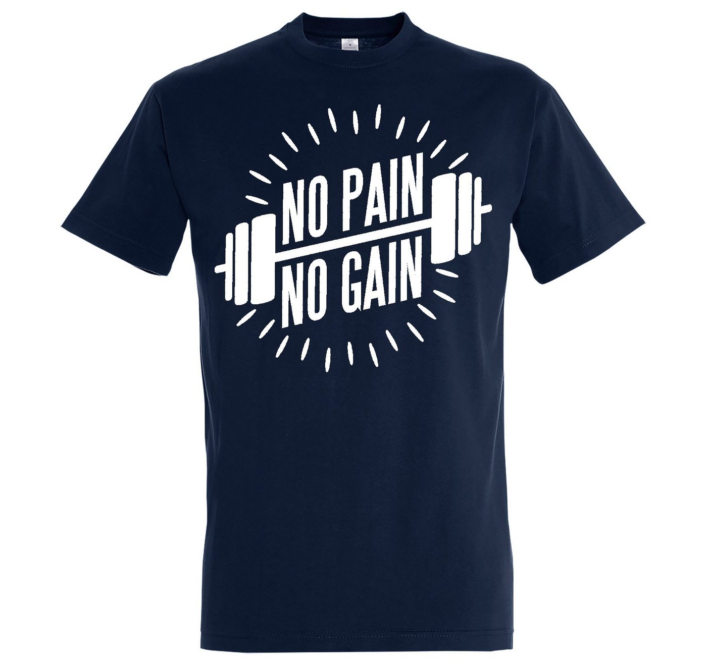 Youth Designz T-Shirt »No Pain No Gain Herren Shirt« mit trendigem Fitness Motiv von Youth Designz