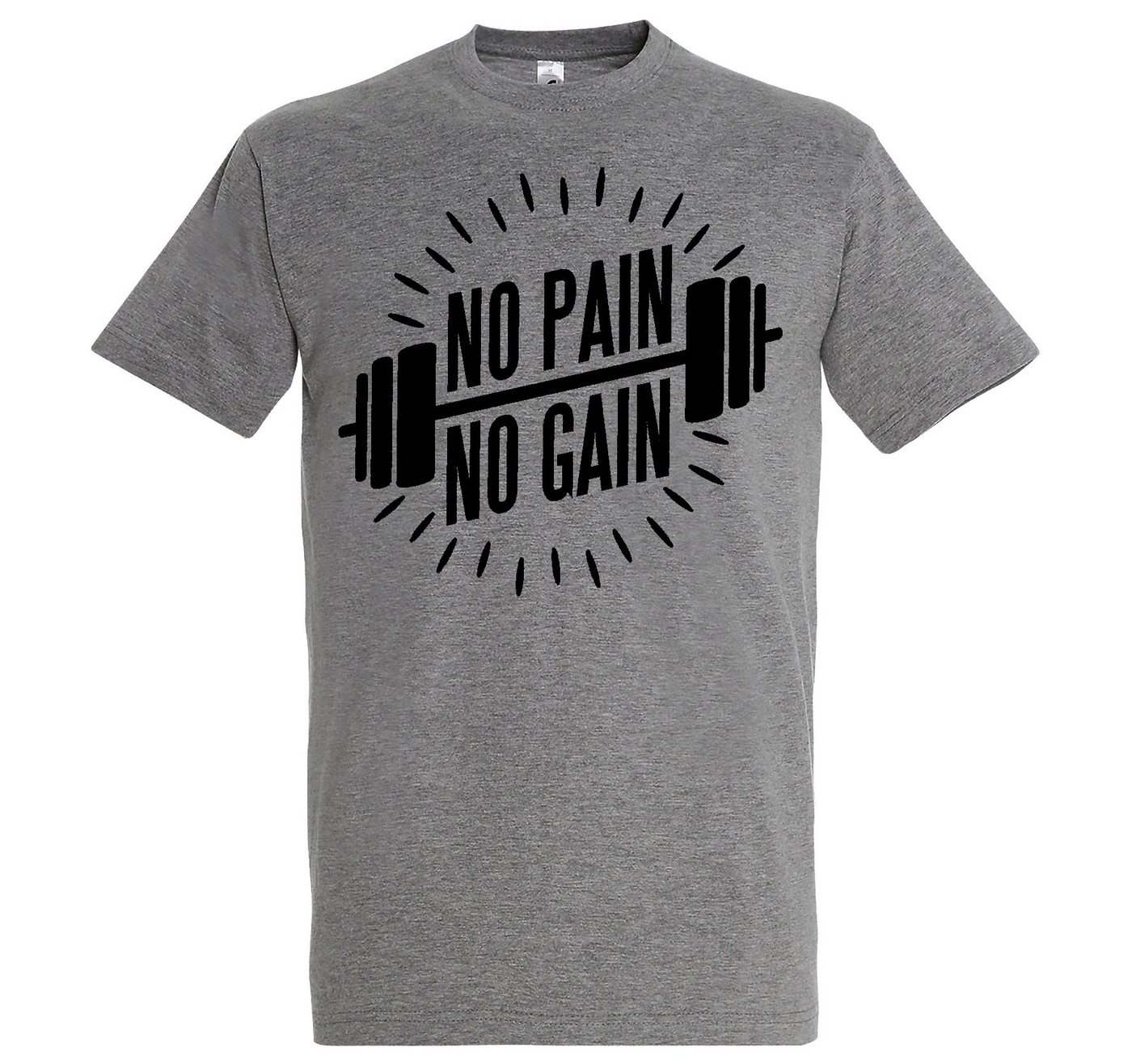 Youth Designz T-Shirt No Pain No Gain Herren Shirt mit trendigem Fitness Motiv von Youth Designz