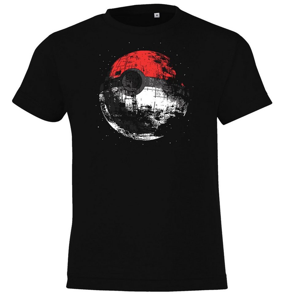 Youth Designz T-Shirt Poke Stern Ball Kinder Shirt für Jungen und Mädchen mit trendigem Front Print von Youth Designz