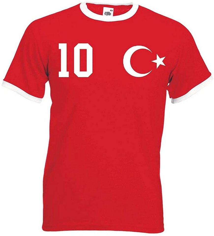 Youth Designz T-Shirt »Türkei Herren T-Shirt im Fußball Trikot Look« mit trendigem Motiv von Youth Designz