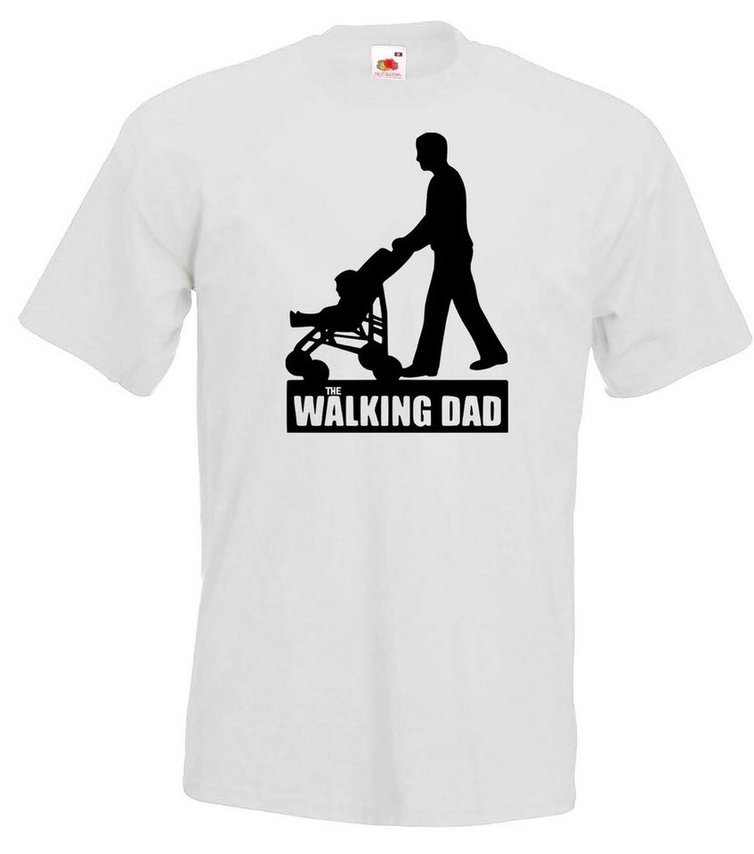 Youth Designz T-Shirt Walking Dad Herren Shirt mit witzigem Frontprint von Youth Designz
