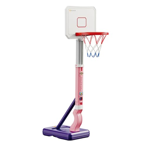 Basketballkorb – Verstellbarer tragbarer Basketballkorb für den Außenbereich | Tragbarer Basketballkorb für den Außenbereich, Basketballkorb-Tor für Kinder/Tees/Erwachsene von Ysvnlmjy