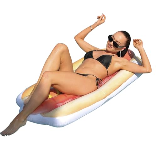 Floating Hotdog, Swimming Pool Hotdog Float, Giant Hotdog Floatie, Sunbathing Hotdog Float, Beach Party Hotdog Prop, Novelty Hotdogs Float, Hotdog Inflatable For Pool Party Decoration von Ysvnlmjy