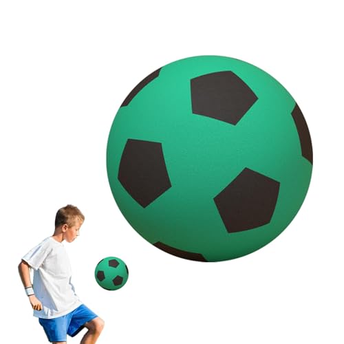 Schaumstoff-Fußball | Indoor-Trainingsfußball | Leiser Schaumstoff-Fußball | Weichschaum-Fußball für den Innen- und Außenbereich, geeignet für Erwachsene und Kinder. Weichschaum-Fußball für alle Alter von Ysvnlmjy