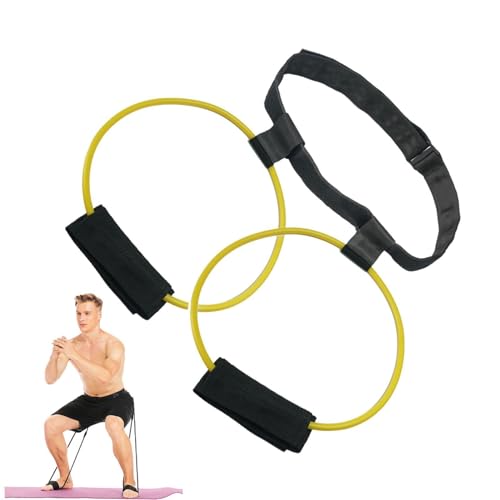 Übungswiderstandsbänder, elastische Übungsbänder - rutschfeste Widerstandsübungsbänder Fitnessbänder | Tragbare Trainingsbänder, Übungsstretchbänder für das Muskeltraining und die Körperformung von Ysvnlmjy