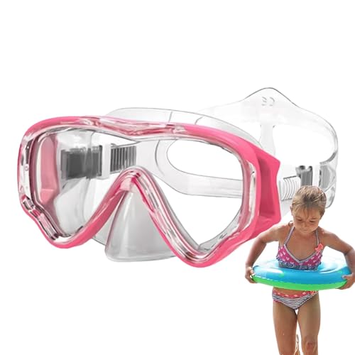 Ysvnlmjy Schwimmbrille für Kinder, Taucherbrille mit Nasenabdeckung, Kinder-Tauchbrille, Anti-Beschlag-Schwimmbrille zum Schnorcheln, Tauchen von Ysvnlmjy