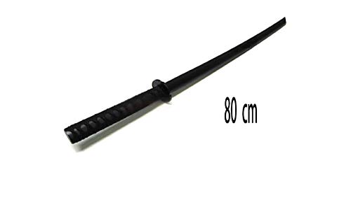 Yudu Samurai Holz Übungs -Schwert Bokken Holzschwert schwarz 80 cm von Yudu